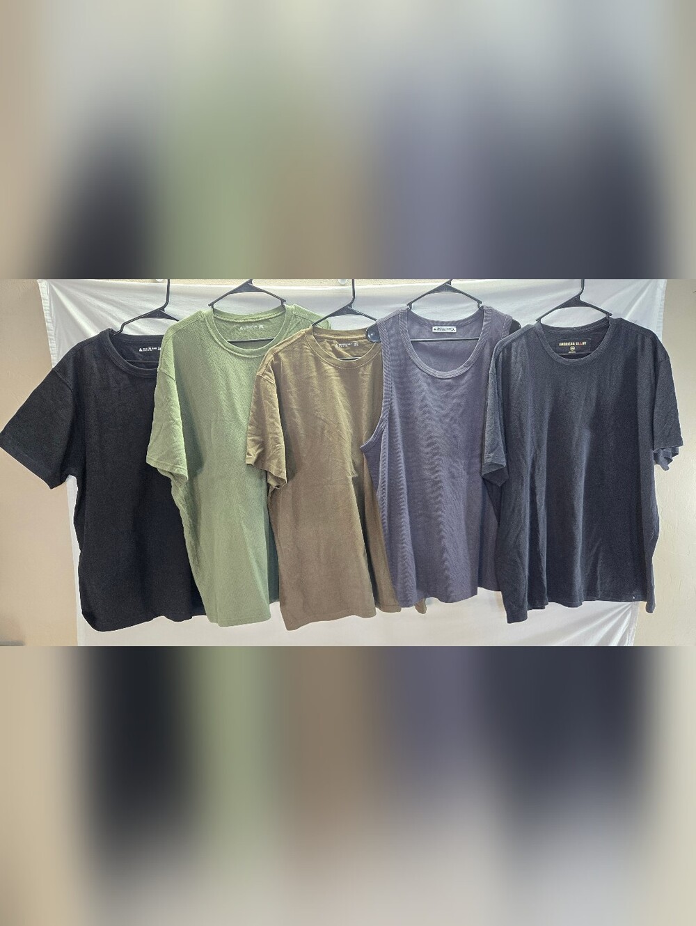 Lot of 5 American Giant Men's 2XL Polo & Shirts, Everest, Tank Shirt NWOT